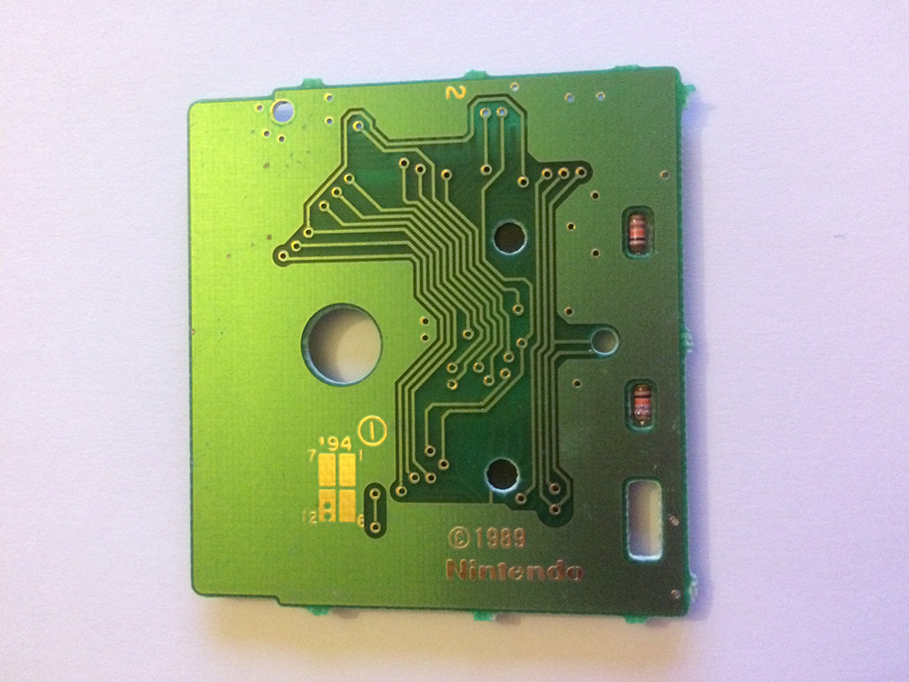 Aladdin (Disney's) EUR Back of the PCB