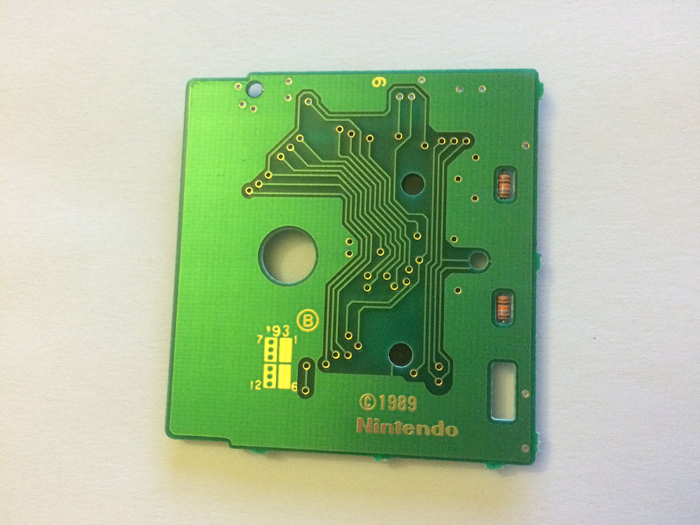 Garfield Labyrinth FRG Back of the PCB