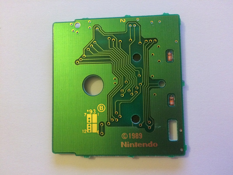 Alfred Chicken UKV Back of the PCB