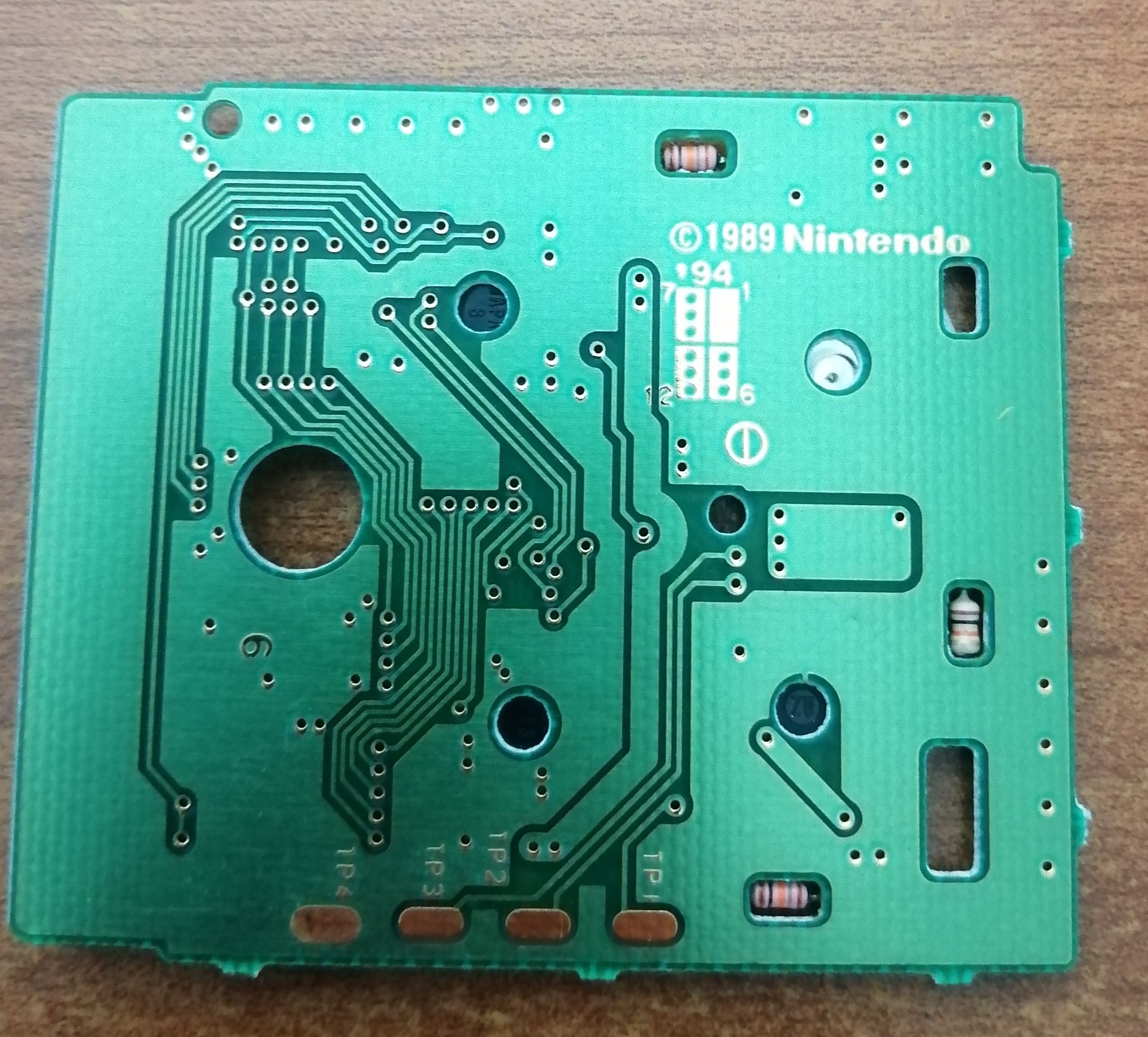 Golf UKV-1 Back of the PCB