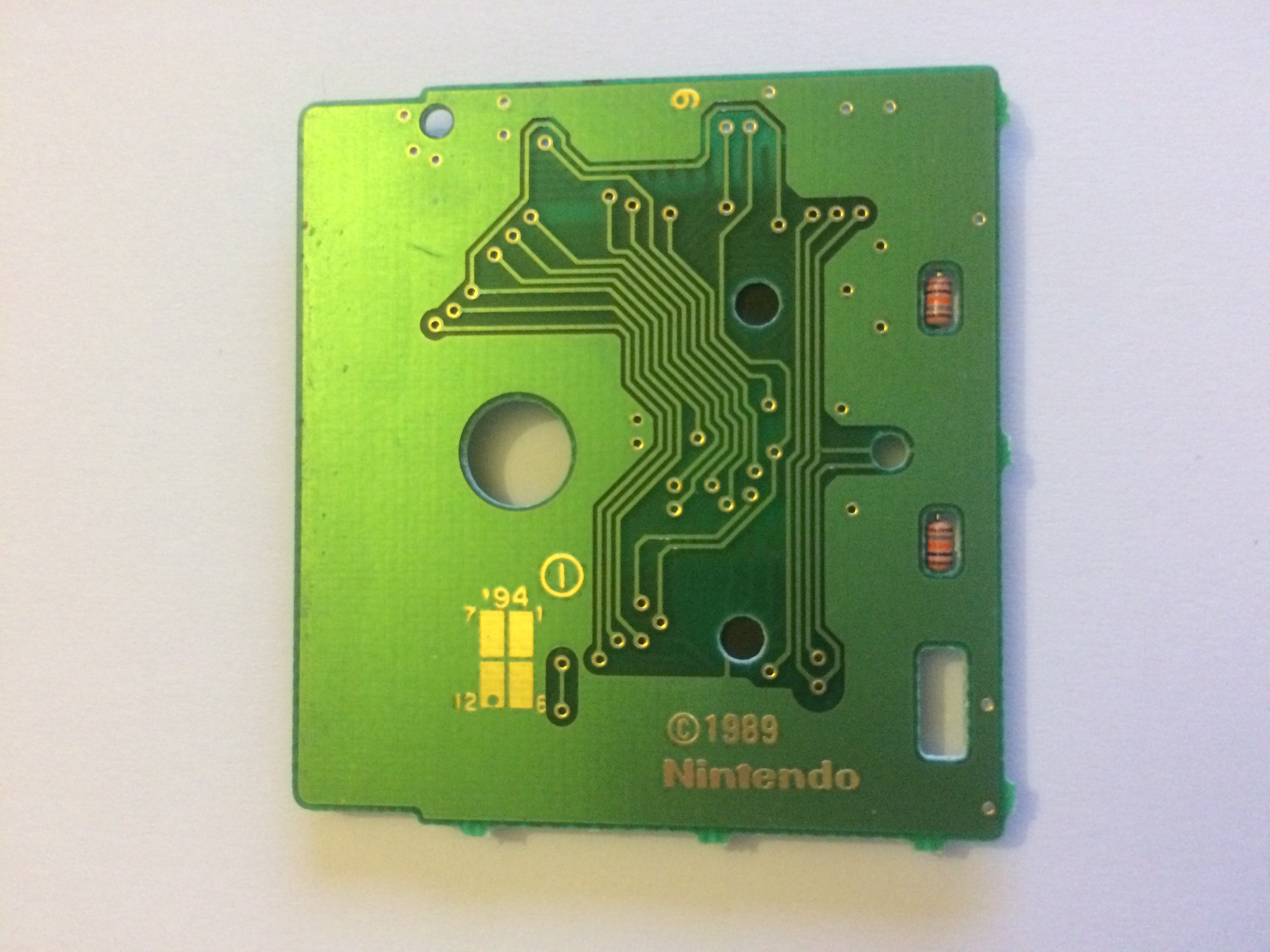 Jurassic Park Part 2: the Chaos Continues EUR Back of the PCB