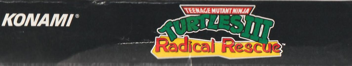 Teenage Mutant Ninja Turtles III Radical Rescue USA Box Bottom