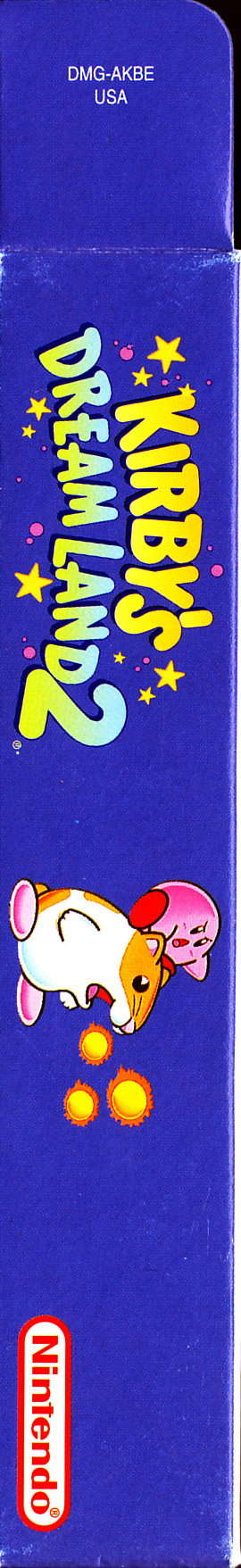 Kirby's Dream Land 2 USA Box left site