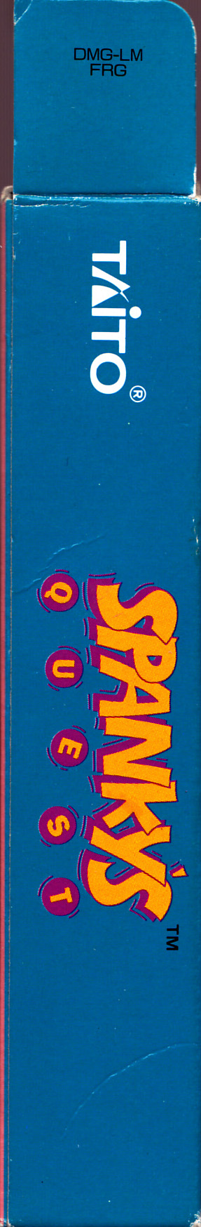 Spanky's Quest FRG Box left site