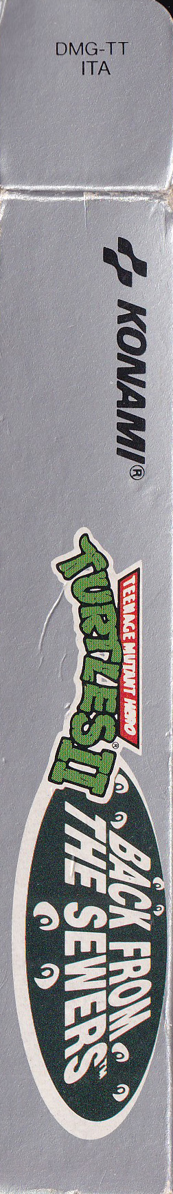 Teenage Mutant Hero Turtles II Back from the Sewers ITA Box left site