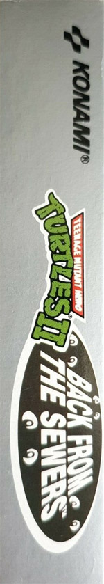 Teenage Mutant Hero Turtles II Back from the Sewers NOE Box left site