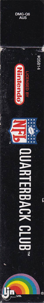 NFL Quarterback Club AUS Box left site