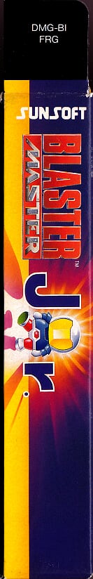 Blaster Master Junior FRG Box left site