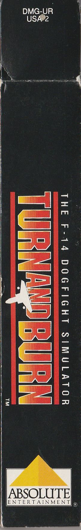 Turn and Burn (the F-14 Dogfight Simulator) USA-2 Box left site