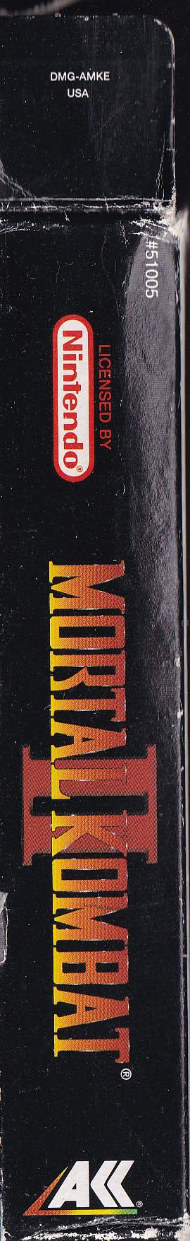 Mortal Kombat II USA Box left site