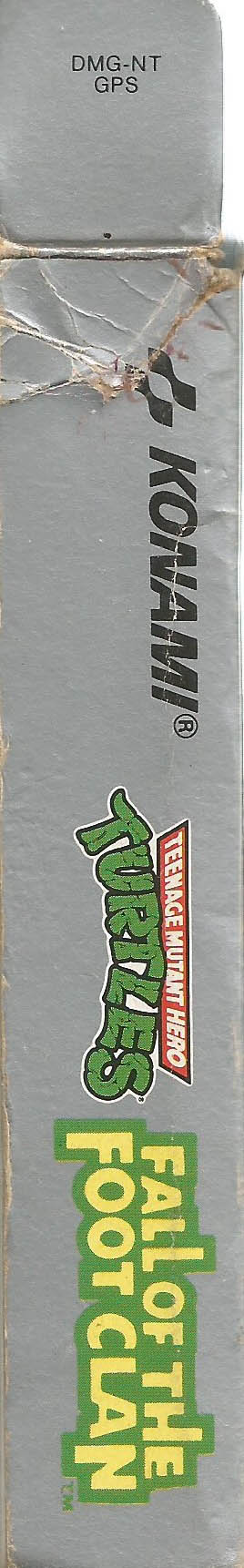 Teenage Mutant Hero Turtles Fall of the Foot Clan GPS Box left site