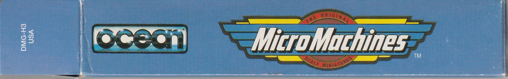 Micro Machines USA Box left site