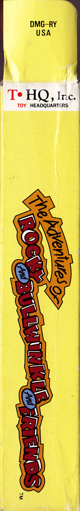 Adventures of Rocky and Bullwinkle and Friends (the) USA Box left site