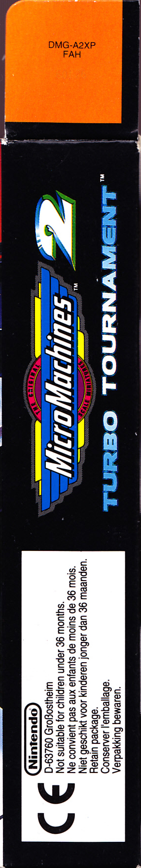 Micro Machines 2: Turbo Tournament FAH Box right side