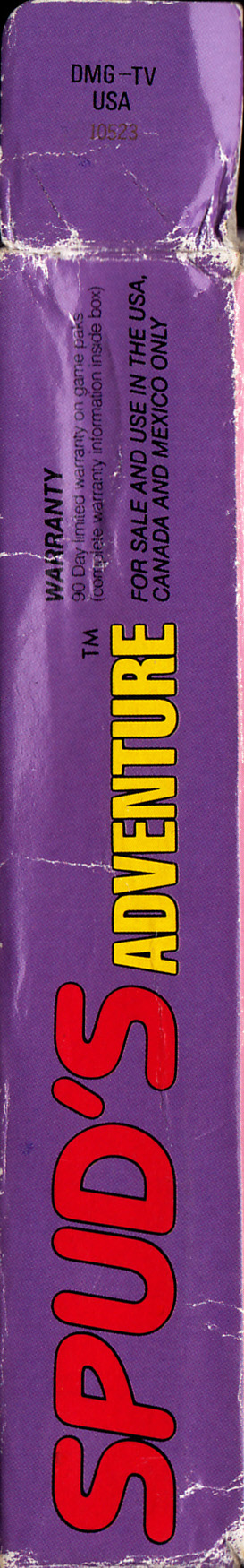 Spud's Adventure USA Box right side