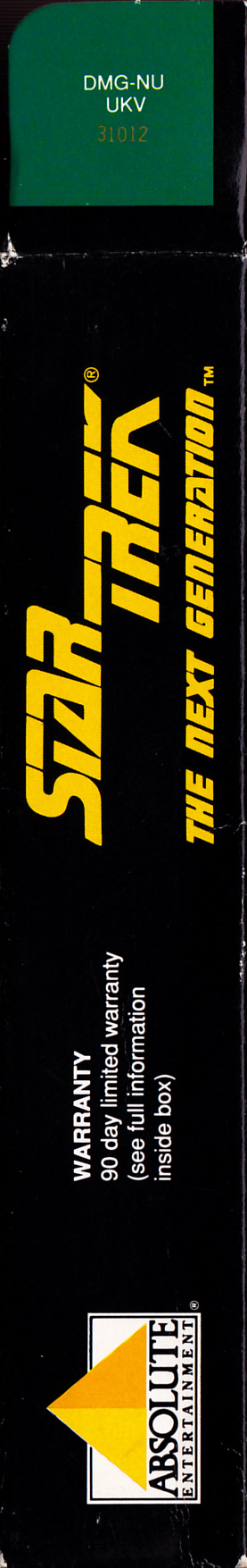 Star Trek the Next Generation UKV Box right side