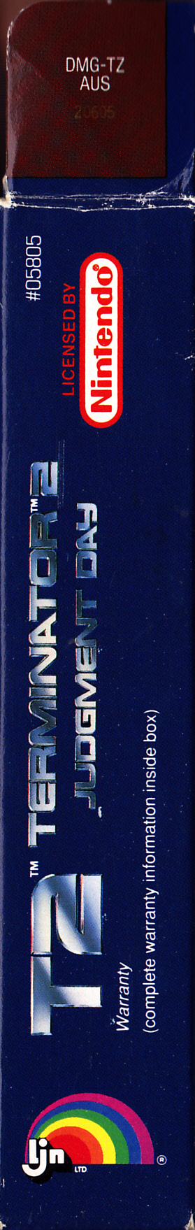 T2 Terminator 2 Judgment Day AUS Box right side