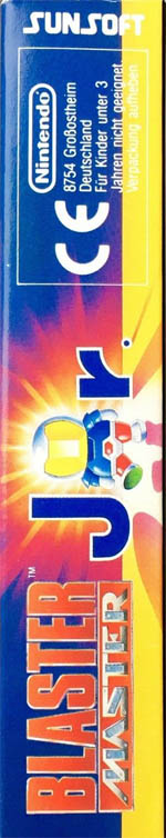 Blaster Master Junior NOE Box right side