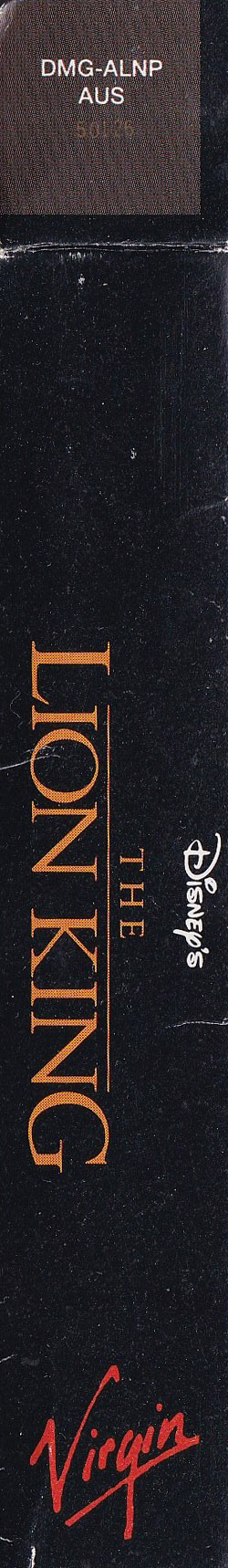 Lion King (Disney's the) AUS Box right side