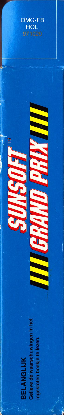 Sunsoft Grand Prix HOL Box right side