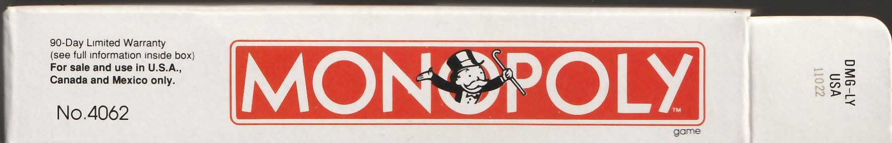 Monopoly USA Box right side