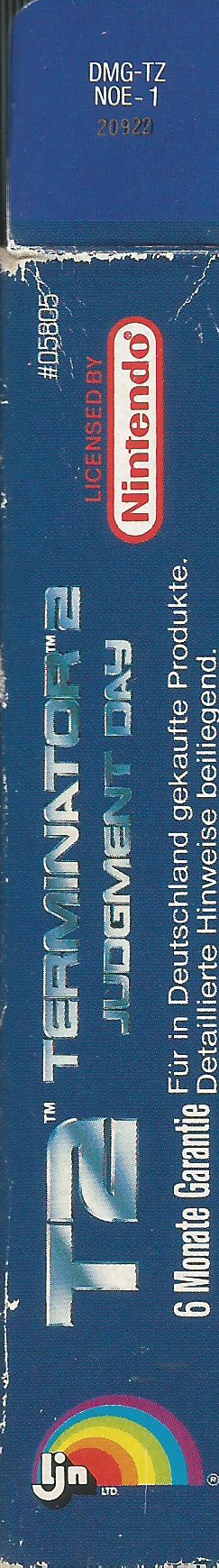 T2 Terminator 2 Judgment Day NOE-1 Box right side