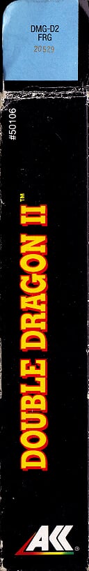 Double Dragon II FRG Box right side