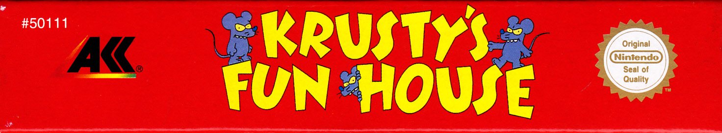 Krusty's Fun House FAH Box top