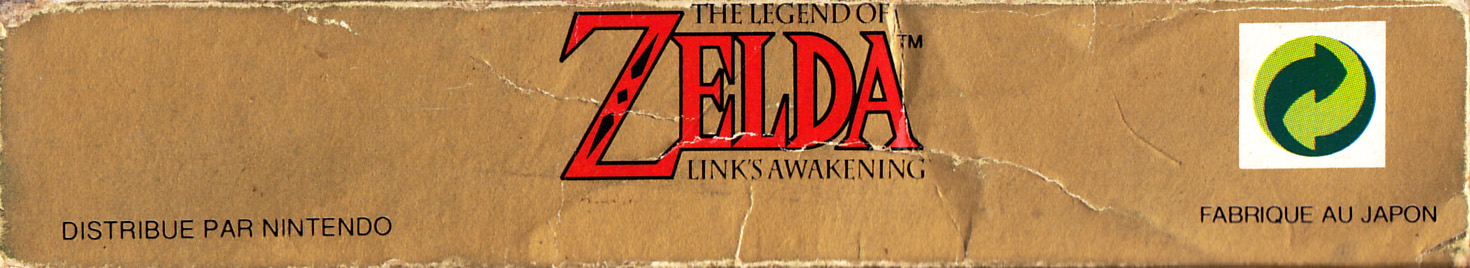 Legend of Zelda Link's Awakening (the) FRA-1 Box top