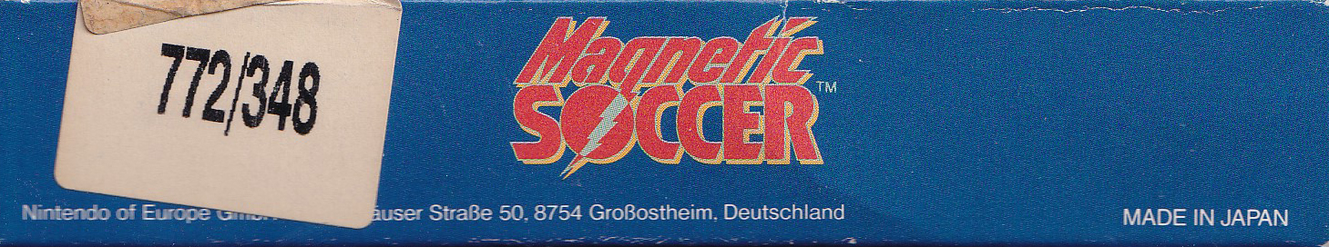 Magnetic Soccer NOE Box top