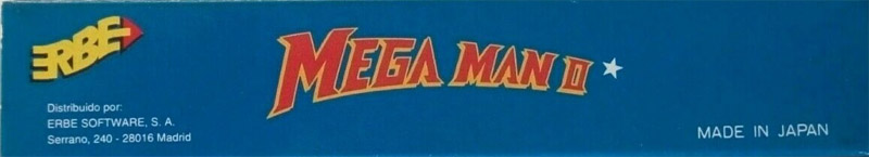 Mega Man II ESP-1 Box top