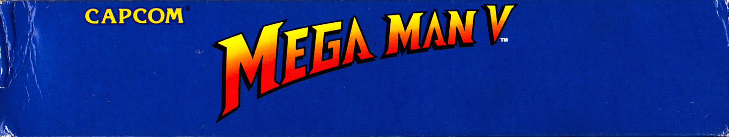 Mega Man V USA Box top