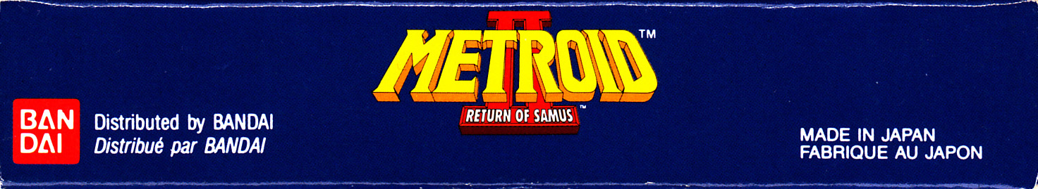 Metroid II Return of Samus FAH Box top