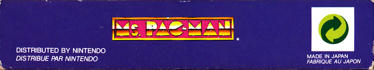 Ms. Pac-Man FAH Box top