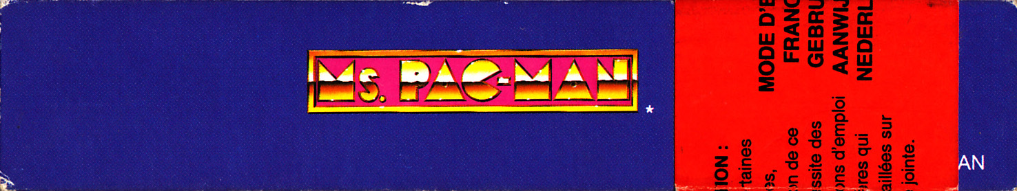 Ms. Pac-Man GPS Box top