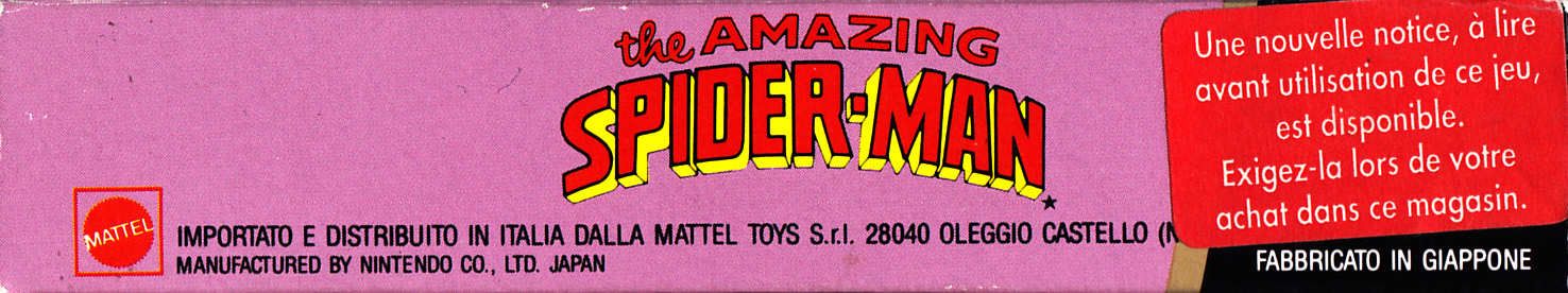 Amazing Spider-Man (the) ITA Box top