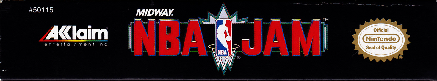 NBA Jam USA Box top