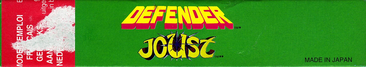 Arcade Classic no.4 Defender - Joust GPS Box top