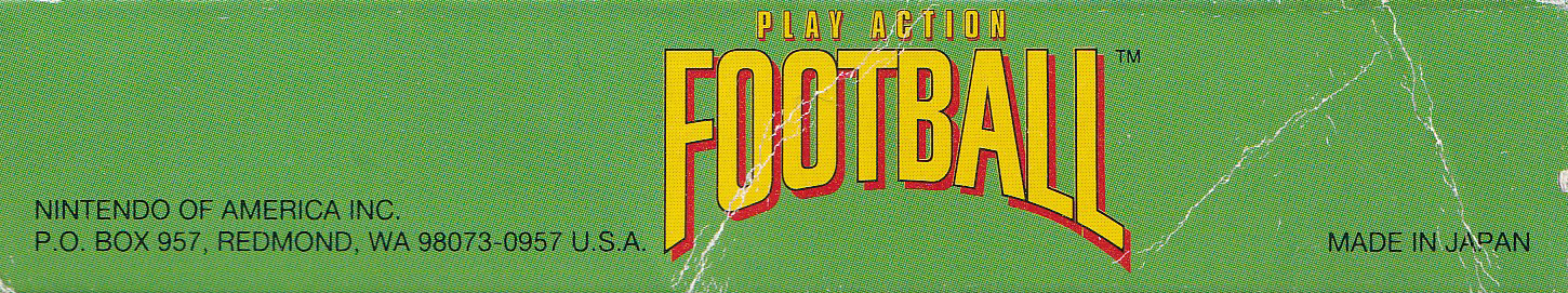 Play Action Football USA Box top