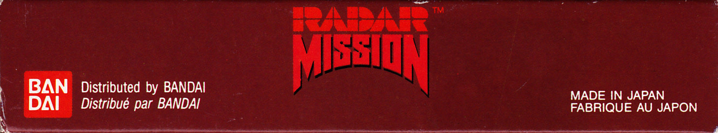 Radar Mission FAH Box top