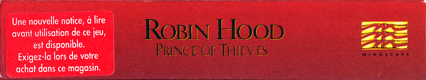 Robin Hood Prince of Thieves ESP Box top