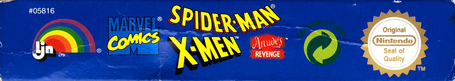 Spider-Man X-Men FAH Box top