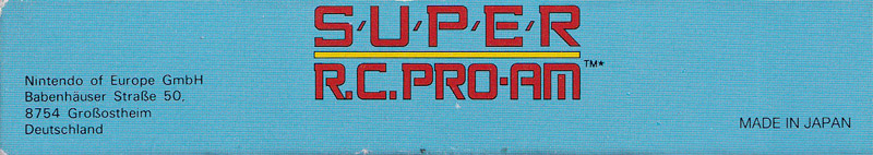 Super R.C. Pro-Am NOE Box top