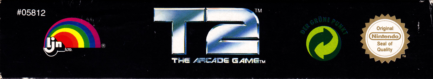 T2 the Arcade Game UKV-1 Box top