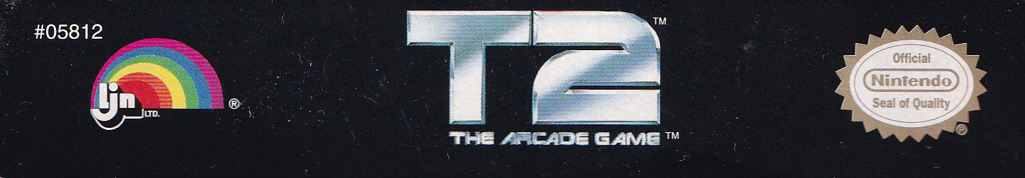 T2 the Arcade Game USA Box top