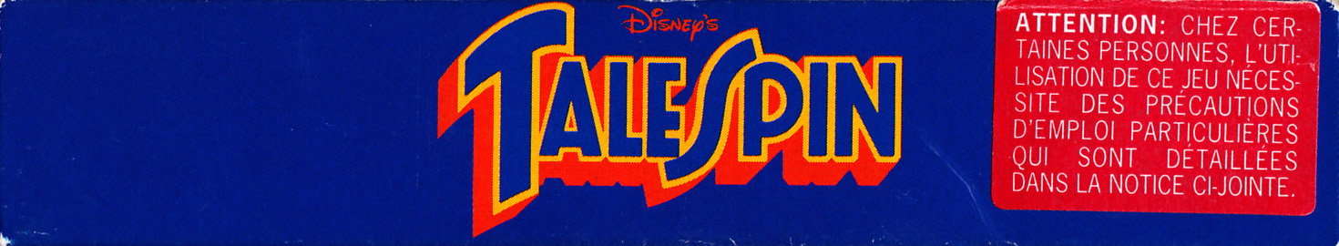 TaleSpin (Disney's) FAH Box top