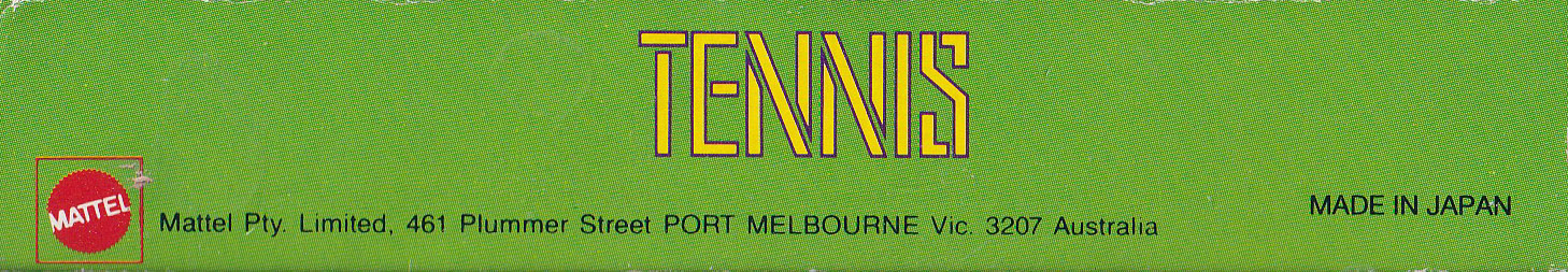 Tennis AUS Box top