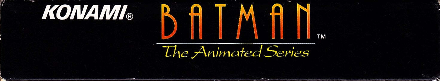 Batman the Animated Series NOE Box top