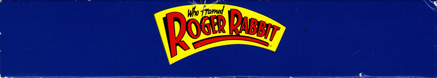 Who Framed Roger Rabbit USA Box top