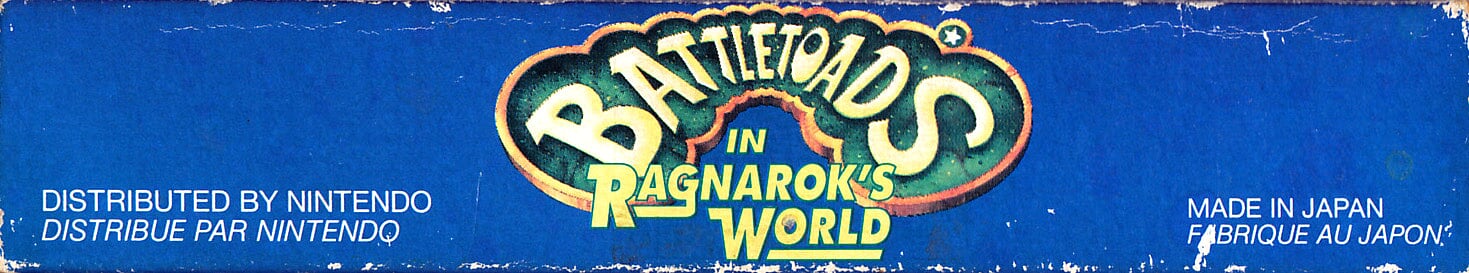 Battletoads in Ragnarok's World FAH Box top